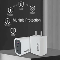 CH-1000 Fasto Power 45W PD Charger With Triple Ports - White