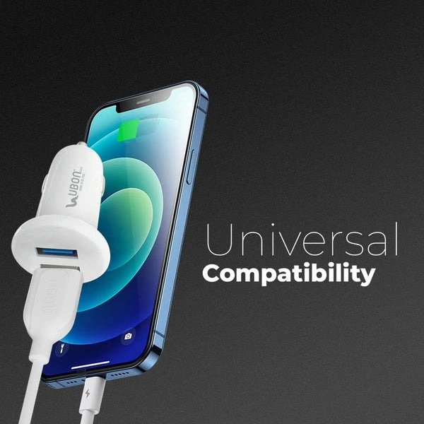 Charge Guru CH-93 Car Charger - White