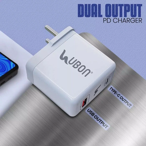 Maharaja Series CH-008 65W PD Charger With Type-C Cable - White