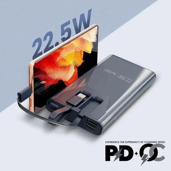 Marshal Series PB-SX201 10000 MAh Power Bank - Gray