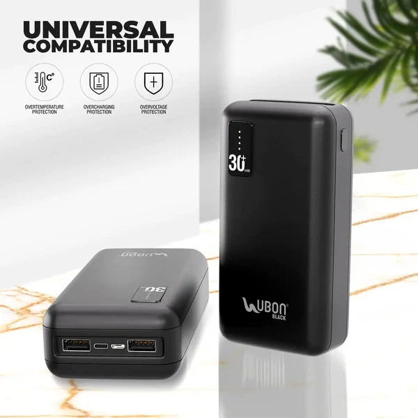 Mahabali PB-X33 30000 MAh Power Bank - Black
