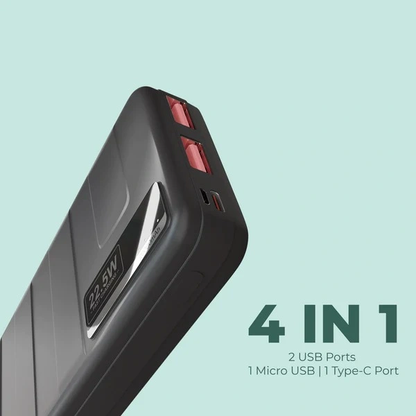 PB-X77 PD King 20000mAh Power Bank - Black