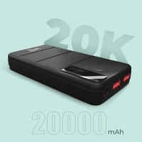 PB-X77 PD King 20000mAh Power Bank - Black