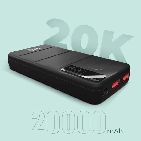 PB-X77 PD King 20000mAh Power Bank - Black