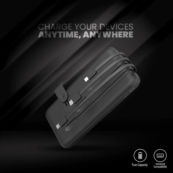 PB-X90 TravelKing 20000mAh Power Bank - Black