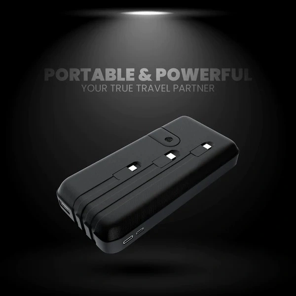 PB-X12 PowerKing Universal 10000mAh Power Bank - Black