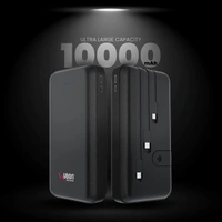 PB-X12 PowerKing Universal 10000mAh Power Bank - Black