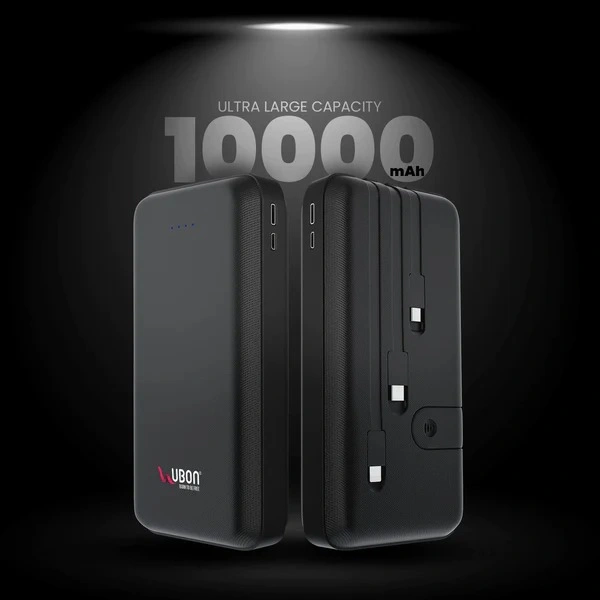 PB-X12 PowerKing Universal 10000mAh Power Bank - Black