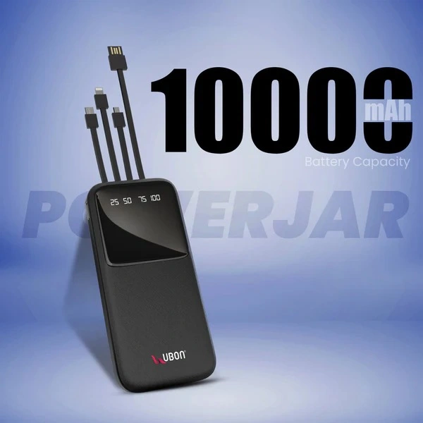 PB-X17 PowerJar 10000mAh Power Bank - Black