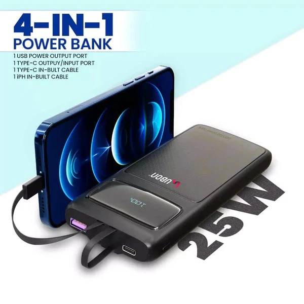 Sensation Series PB-X37 10000 MAh Power Bank - Black