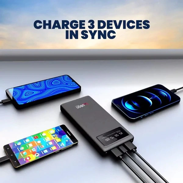 PB-X102 10000mAh 4 In 1 Power Bank - Black