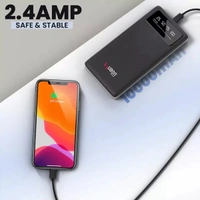 PB-X102 10000mAh 4 In 1 Power Bank - Black