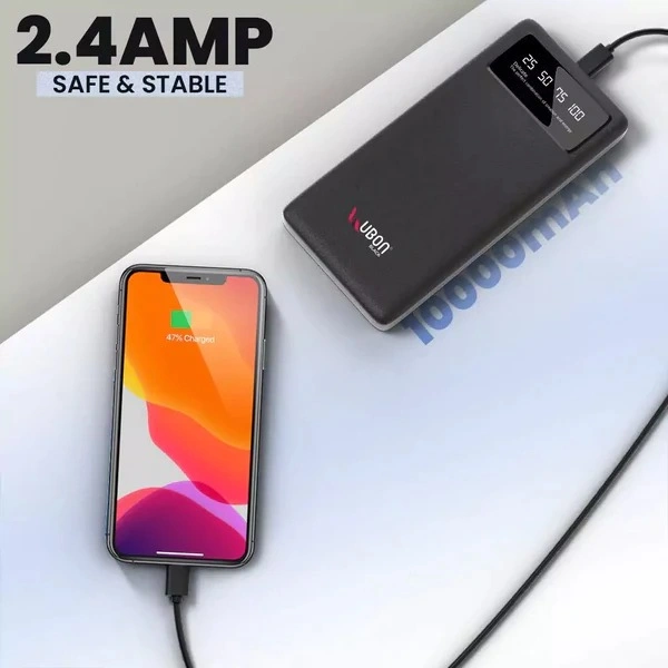 PB-X102 10000mAh 4 In 1 Power Bank - Black