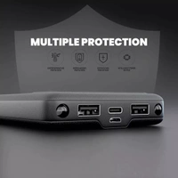 PB-X102 10000mAh 4 In 1 Power Bank - Black