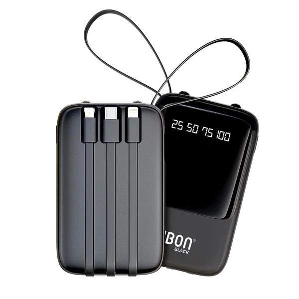 PB-X103 Mini 10000mAh Power Bank - Black