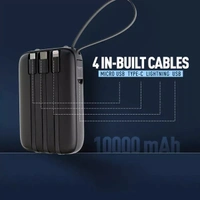 PB-X103 Mini 10000mAh Power Bank - Black