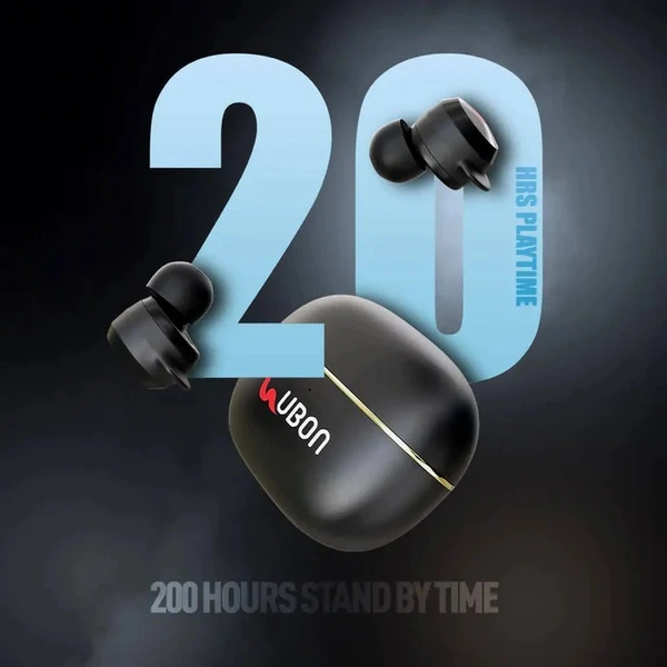 Air Tiger Series BT-450 Wireless Earbuds - Black