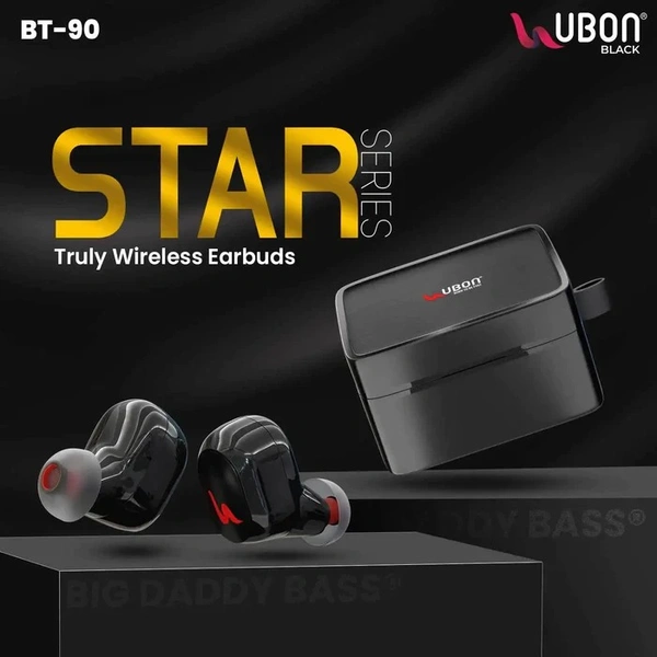 Star Series BT-90 Truly Wireless Earbuds - Black