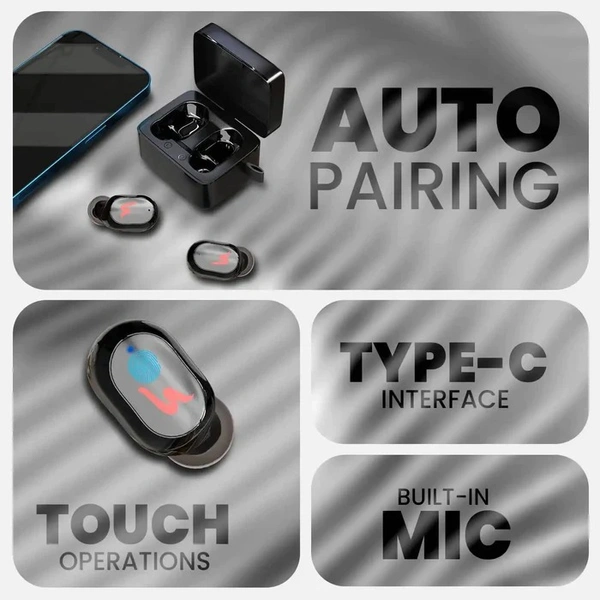 Star Series BT-90 Truly Wireless Earbuds - Black