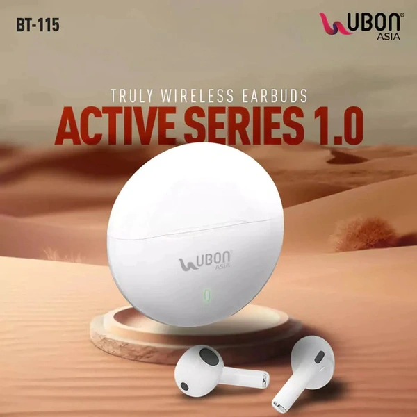 Active Series BT-115 Truly Wireless Earbuds - White