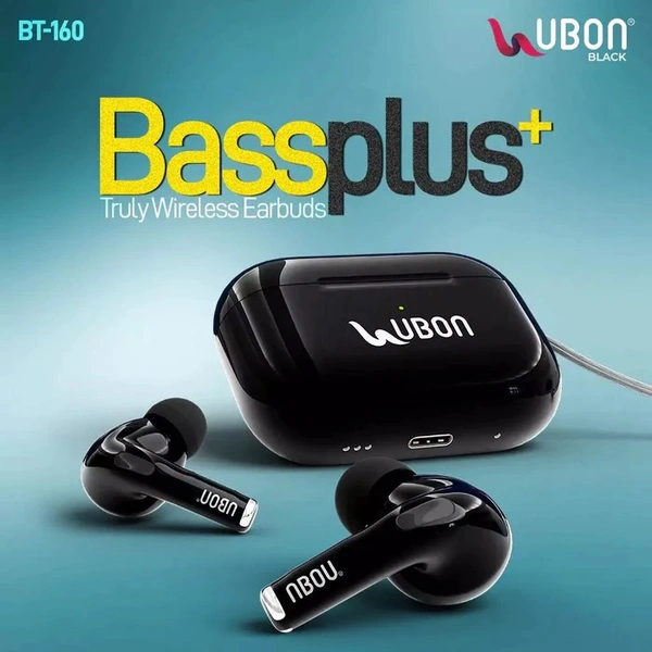 Bassplus BT-160 Wireless Earbuds - Black