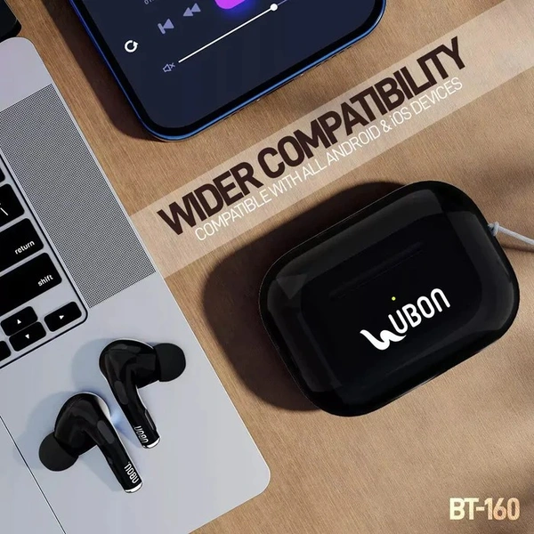 Bassplus BT-160 Wireless Earbuds - Black