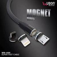 Magnet Series WR-444 40W 3-IN-1 Cable - Black