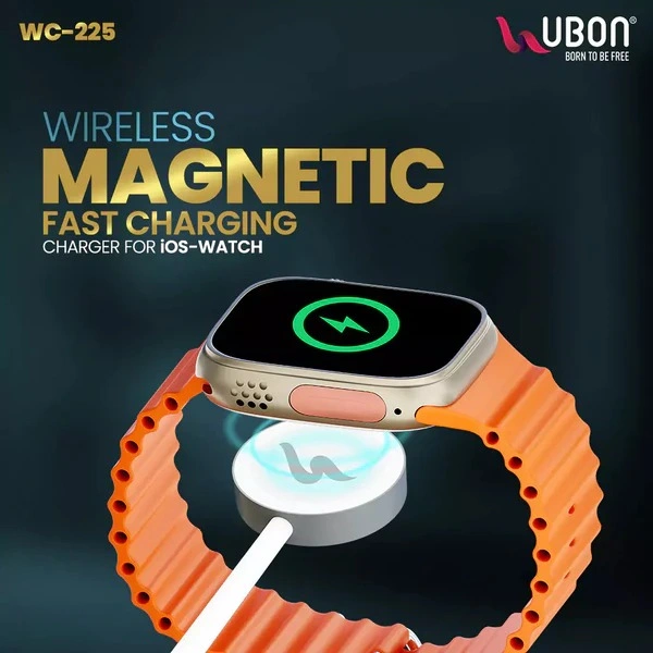 Magnetic WC-225 Wireless Fast Charger To IPh Watch - White