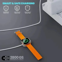Magnetic WC-225 Wireless Fast Charger To IPh Watch - White
