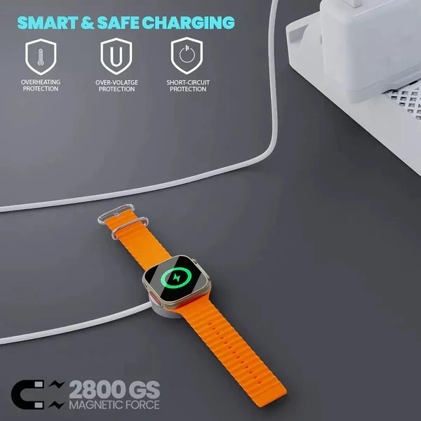Magnetic WC-225 Wireless Fast Charger To IPh Watch - White