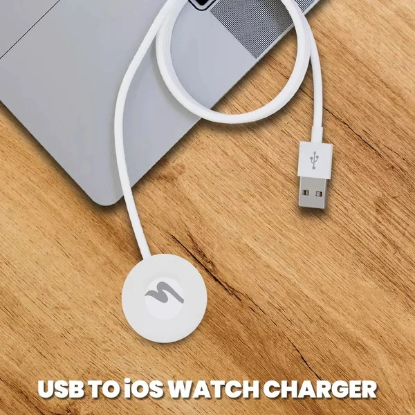 Magnetic WC-225 Wireless Fast Charger To IPh Watch - White