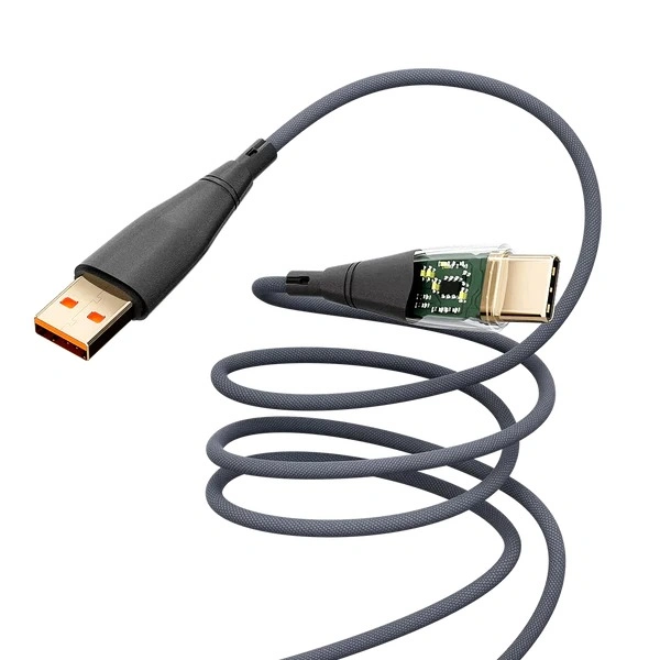 65W WR-33 USB To Type-C Cable - Black
