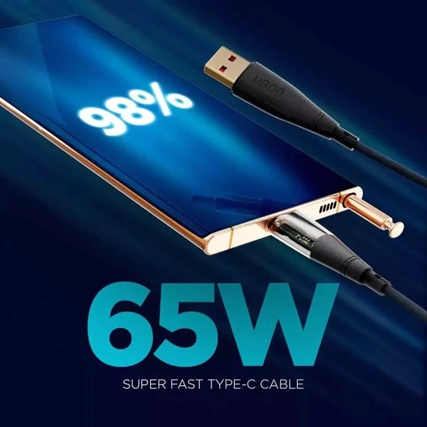 65W WR-33 USB To Type-C Cable - Black