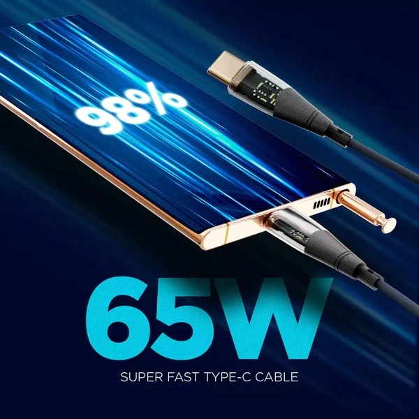 65W WR-31 Type-C To C Cable - Black