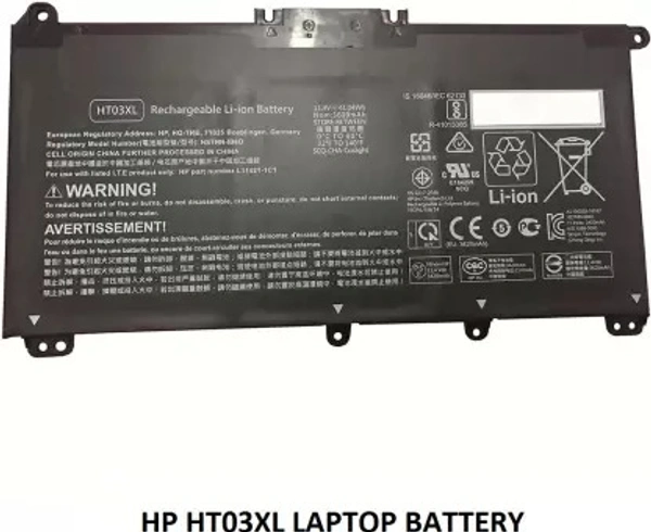 SOLUTIONS-365 COMPATIBLE HT03XL LAPTOP BATTERY FOR HP PAVILION X360 14M-DH, NOTEBOOK 14-CF, NOTEBOOK 14-CK, NOTEBOOK 14-CM, PAVILLION 15-CW 240 245 246 340 348 250 255 G7 SERIES 4 Cell Laptop Battery