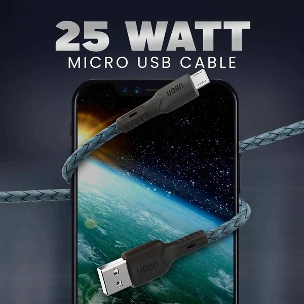 Power Master WR-401 Micro USB Cable - Gray