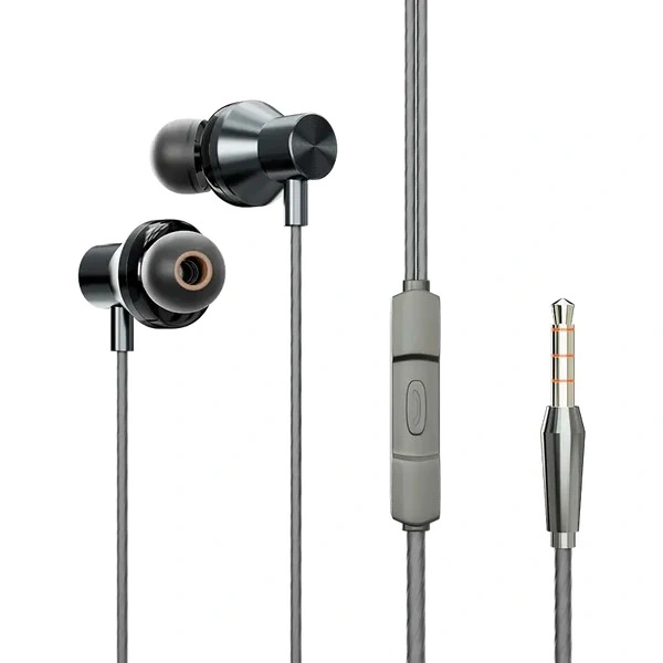 Jordan Series UB-1001 Wired Earphones - Gray