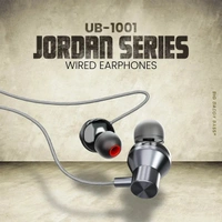 Jordan Series UB-1001 Wired Earphones - Gray