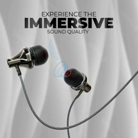 Hunter UB-1003 Wired Earphones - Black