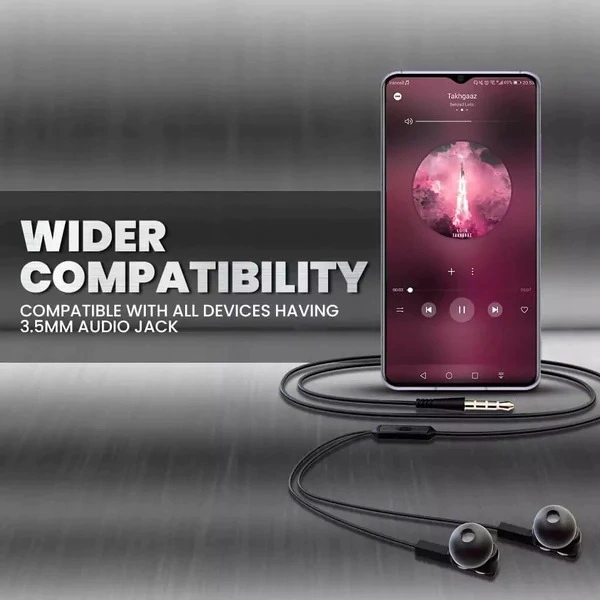 Thunder Bass UB-735 Wired Earphone - Black