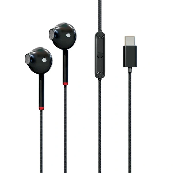Bass Factory TC-286 Type-C Earphones - Black
