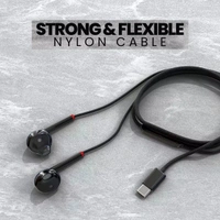 Bass Factory TC-286 Type-C Earphones - Black