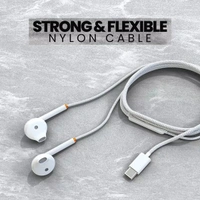 Bass Factory TC-286 Type-C Earphones - White