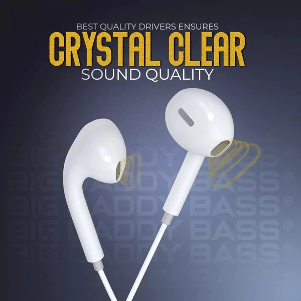 IPH Earphone UB-387 Wired Earphones - White