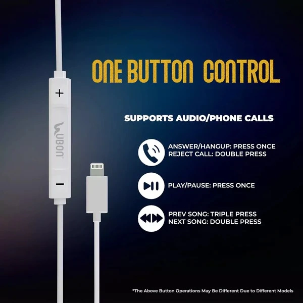IPH Earphone UB-387 Wired Earphones - White