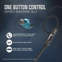 Titanium Series UB-285 Wired Earphones - Black