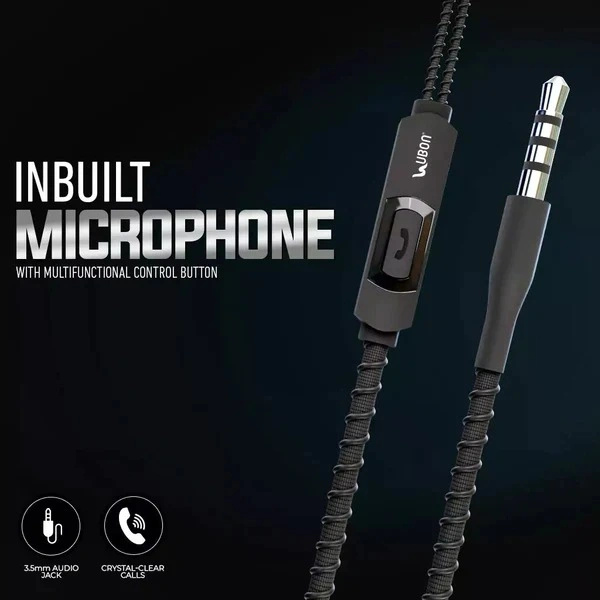 Titanium Series UB-285 Wired Earphones - Black
