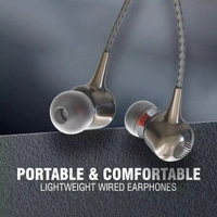 Type-C TC-486 Wired Earphones - Black