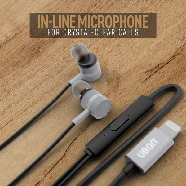 OG Music UB-389 Wired IPH Earphone - Gray
