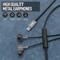 OG Music UB-389 Wired IPH Earphone - Gray